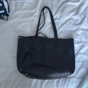 Ralph Lauren Black Leather Tote